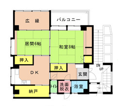 全面改装工事　Before　間取り図