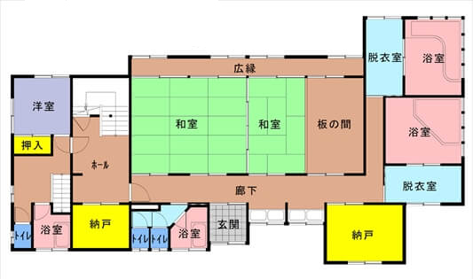 全面改装工事　Before　間取り図