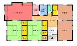 全面改装工事　Before　間取り図