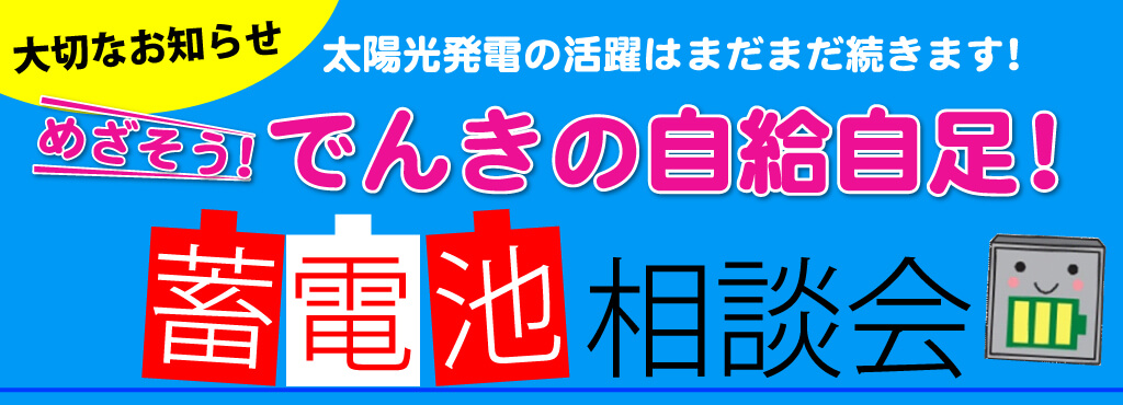 蓄電池相談会